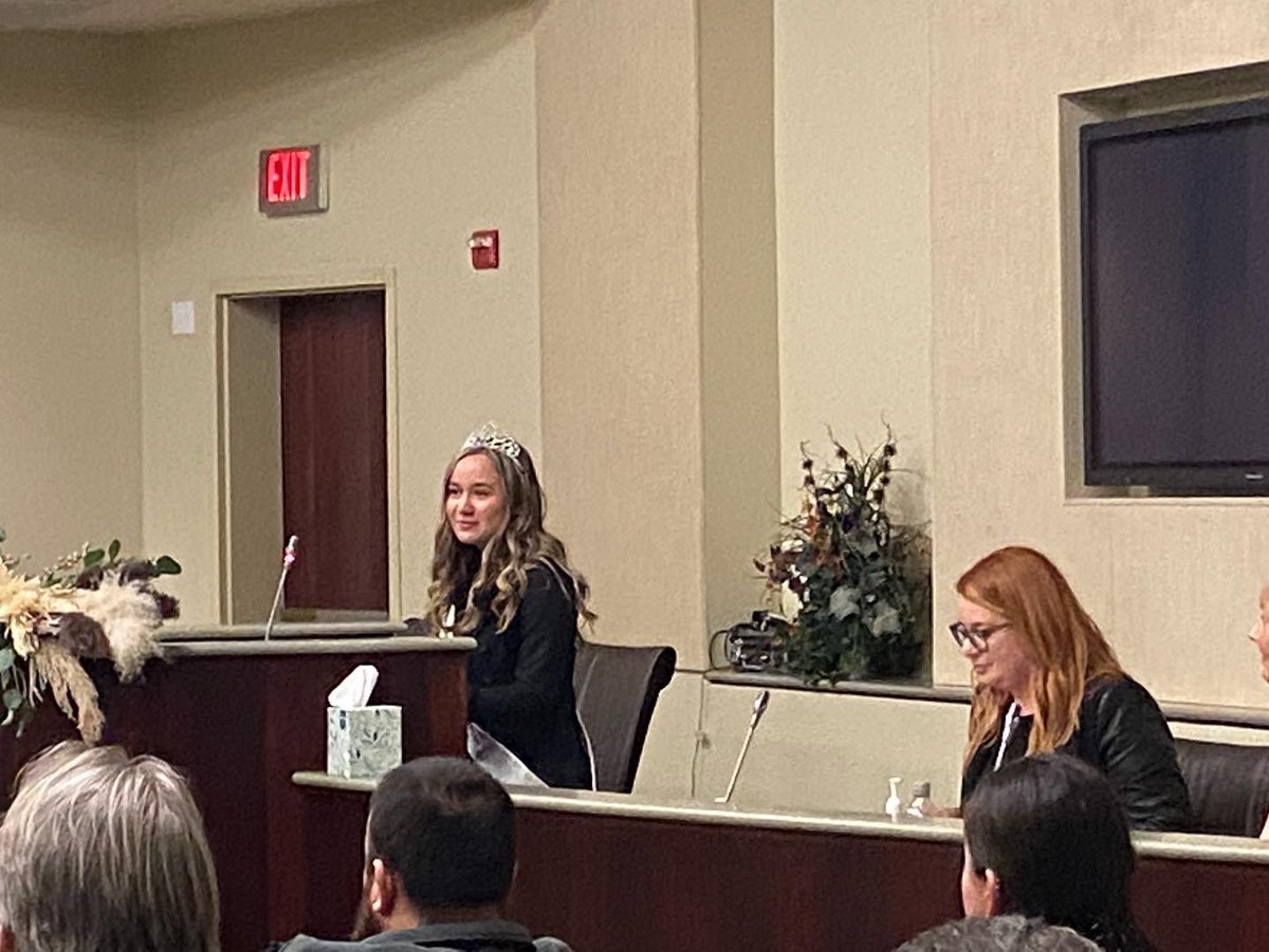 Sup_Rickman's tweet photo. "Kick-Off" night for the 61st Annual Almond Blossom Festival! Very impressed with the speeches by the 10 Almond Blossom Queen Candidates. The 61st Annual Almond Blossom Festival will be held on February 24th-26th, 2023. A great tradition in Ripon!
#sanjoaquincounty #riponca https://t.co/hphcCCbiaP