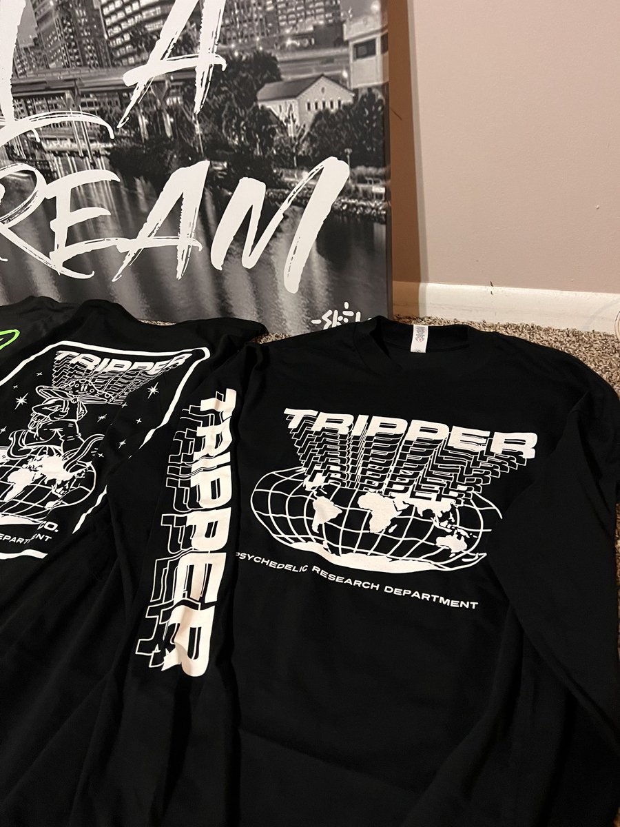 TripperCo's tweet image. UV ACTIVATED GLOW IN THE DARK INK