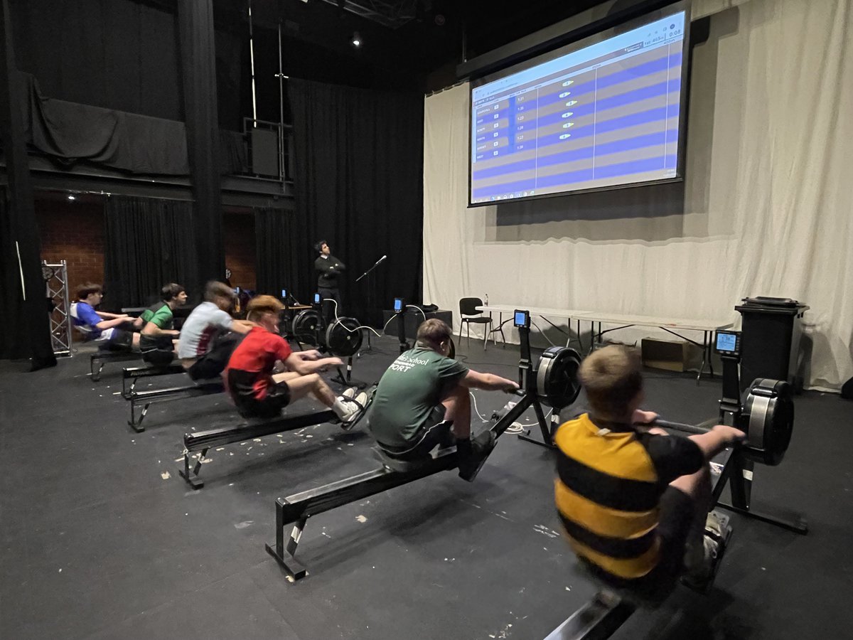 On Wednesday we enjoyed the fantastic House Rowing Competition! All of the races were closely contested with great team spirit and enthusiasm.

Our hugest thanks go to <a href="/BritishRowing/">British Rowing</a> for the kind loan of their equipment.

#SJHouseSpirit #SJHighSpirits