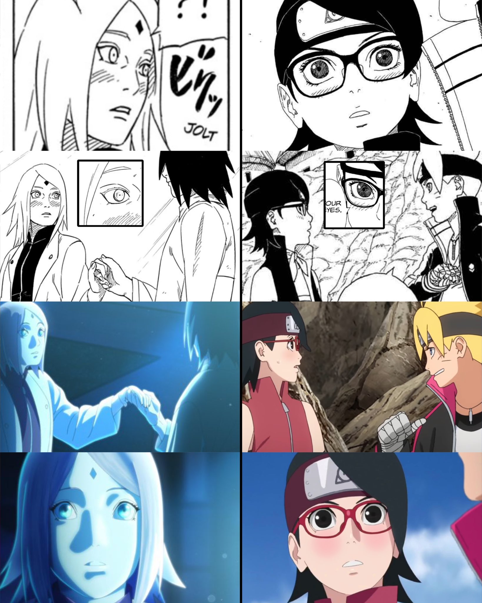 SasuSakuサスサク Updates on X: BORUTO MANGA （ CH 1 SPOILER） ⇨Uchiha Sarada  Birth on 31th March ⇨She hate Tomato ⇨Her hobbies is reading #Boruto   / X