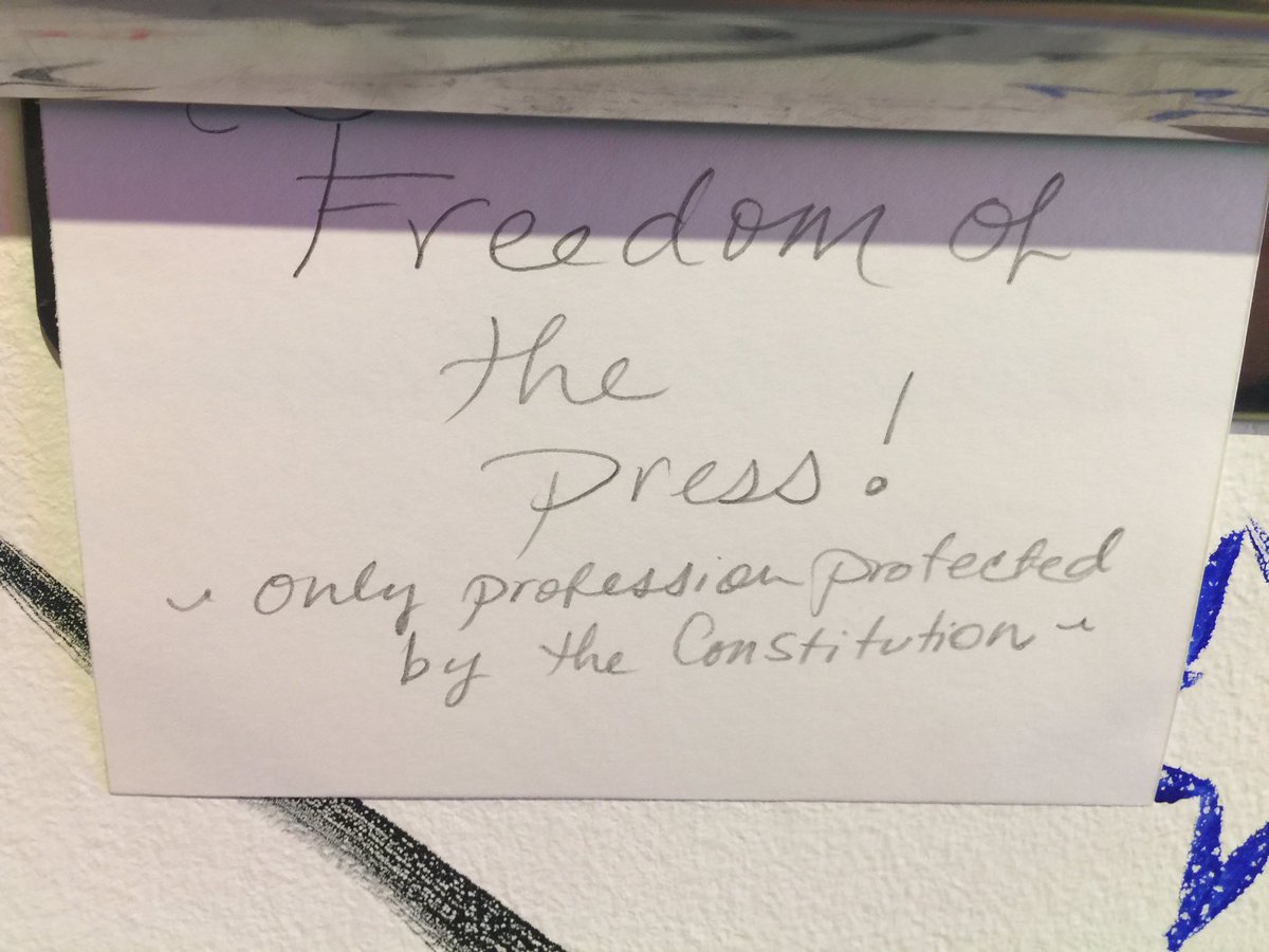 SoundbiteCoach's tweet image. Other rights get more attention these days, but my favorite guaranteed freedoms are literally at the top of the list-the #FirstAmendment. @crystalbridges