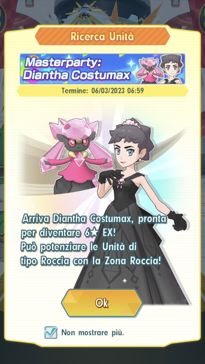 pokemoncentral's tweet photo. Su #PokemonMastersEX inizia il capitolo dei Gruppi Malvagi di #Kalos: arriva #Diantha #Costumax con #Diancie cromatico!
Inoltre, Platan & #Xerneas possono essere portati a 6* EX!
https://t.co/qh8977O5sg
#Pokemon #Nintendo #Dena #gacha #Pasio #PokemonMaster #ShinyPokemon https://t.co/32HleuYAcI