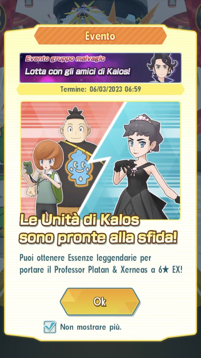 pokemoncentral's tweet photo. Su #PokemonMastersEX inizia il capitolo dei Gruppi Malvagi di #Kalos: arriva #Diantha #Costumax con #Diancie cromatico!
Inoltre, Platan & #Xerneas possono essere portati a 6* EX!
https://t.co/qh8977O5sg
#Pokemon #Nintendo #Dena #gacha #Pasio #PokemonMaster #ShinyPokemon https://t.co/32HleuYAcI