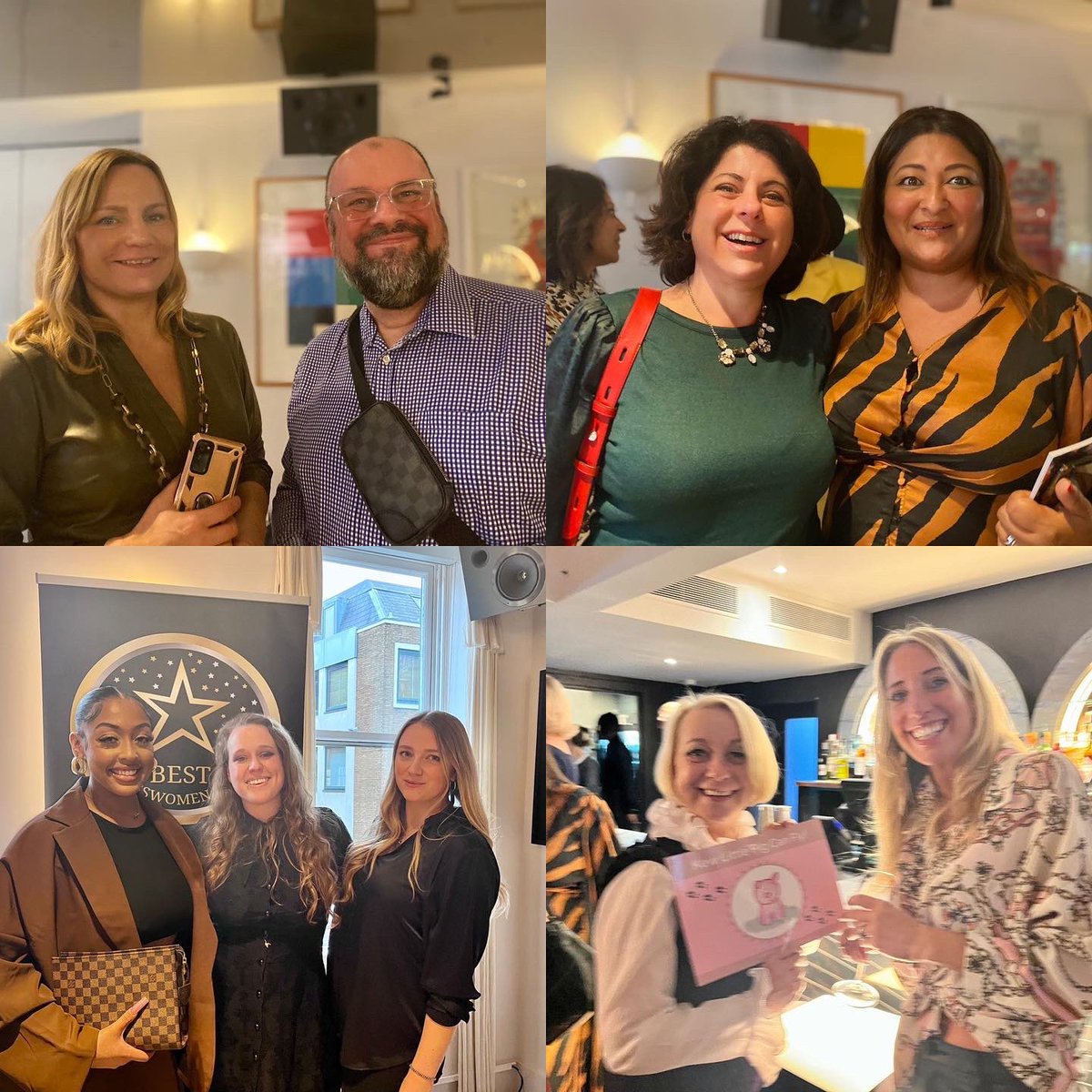bbwomenawards's tweet photo. We had a fab time at our Winners Drinks event this week @GrouchoClubSoho Greg to see winners right back from the start! And our amazinf judges and sponsors! #awards #bbwa https://t.co/QFm72Di5te