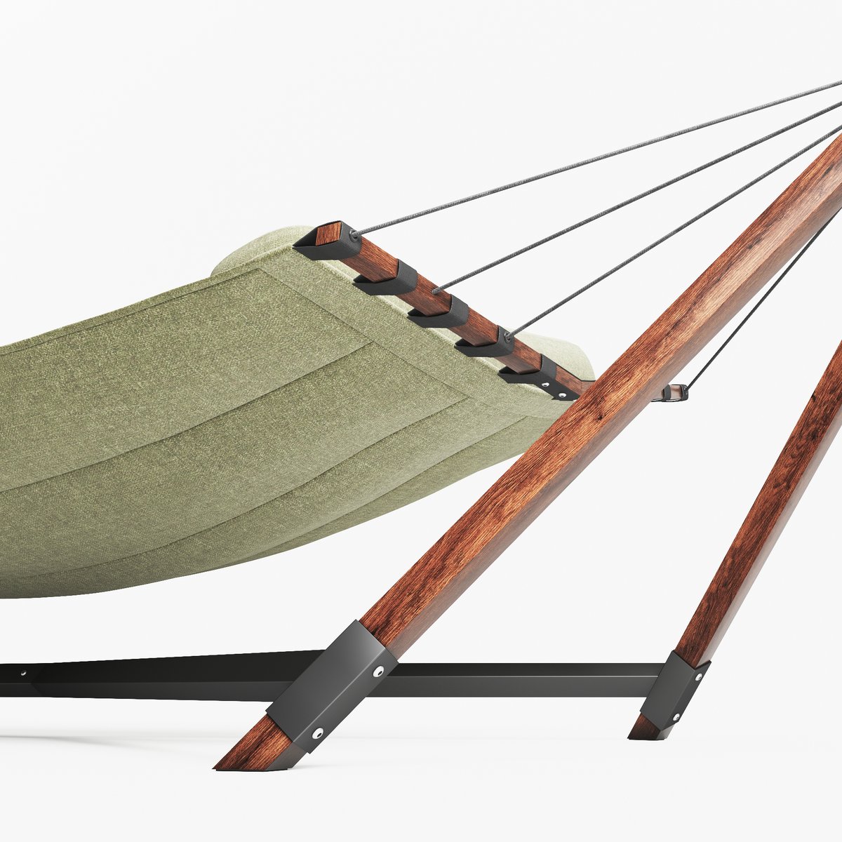 Lujo Freestanding Hammock 3d model Finishes: Upholstery fabric, Rope, Wood, Metal Dimensions: 399 x 126 x H 114 cm Unwrapped, no overlapping. Files: 3ds max 2018-2020 v-ray and corona, .dwg, .fbx, .obj turbosquid.com/ru/3d-models/l… #3d #cgi #render #outdoor #furniture #hammok #vis