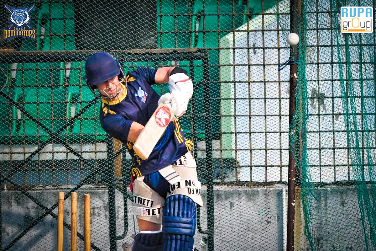 DominatorsDhaka's tweet photo. Robin Das was caught training hard at today's practice session 💪🏻

#dhakadominators #bpl2023 #letsdominate #RobinDas https://t.co/rcKNCJ3A6m
