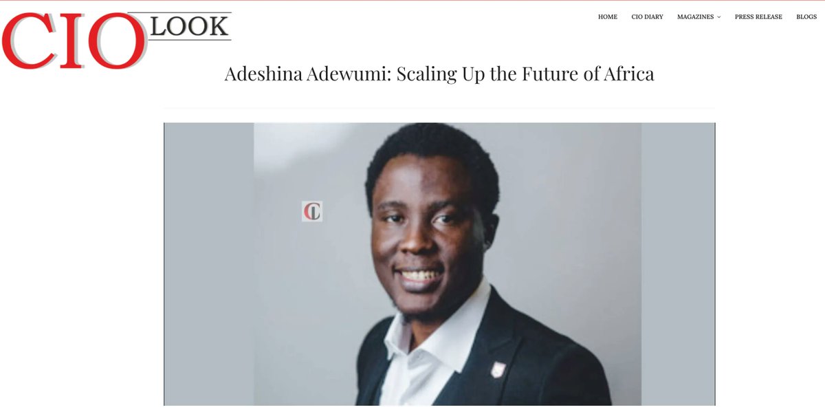 TradeLenda's tweet photo. Our CEO @ajadewumi has been mentioned by @CIOLookmagazine to be a seasoned entrepreneur who understands that capacity development must meet a funding gap that exists in Africa.
#tradelenda #financeplug #fintech #msmes #business #ciolook #funding #gap #ceo #entrepreneurs https://t.co/uwqefqZFrw