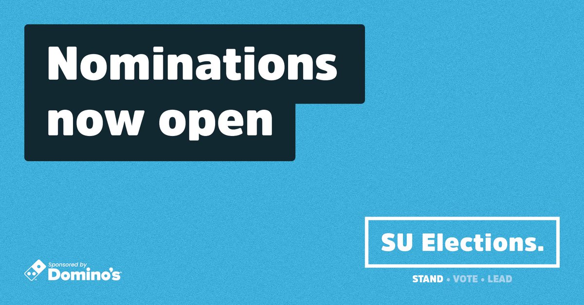 Nominations for Sabbatical Officers and School Representatives are now open! 😁 Can you believe it's election time already? 😅 Believe you can represent the interests of students here at Royal Holloway? Then head to our website and nominate yourself! 😌  bit.ly/2QDLOit