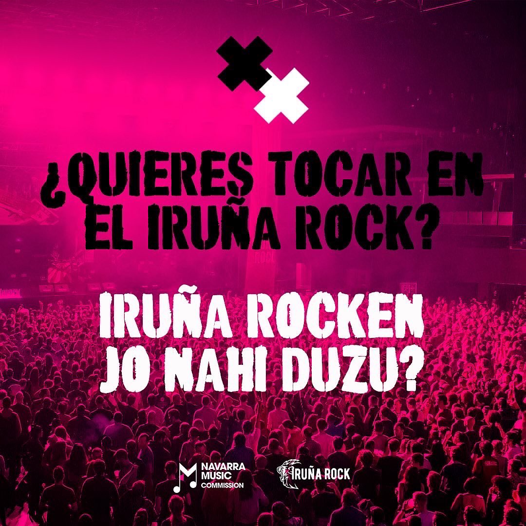 IrunaRock's tweet photo. 🔥 IRUÑA ROCK JAIALDIAN JOTZEKO GOGOZ? 🔥 Talde eta artista nafarrentzako bigarren eszenatoki bat aurkezten dugu! Etorri dadila etxeko musikarik onena Iruñea sutan jartzera! ❤️‍🔥🤘🏾

@navarra_mc | https://t.co/3Oa32QqsIc https://t.co/AyJcXeMoCP