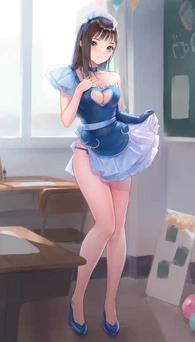 学園祭で詩ちゃんに嵌められて恥ずかしい恰好させられた美岐ちゃん

#ブルリフT
#ブルリフS 