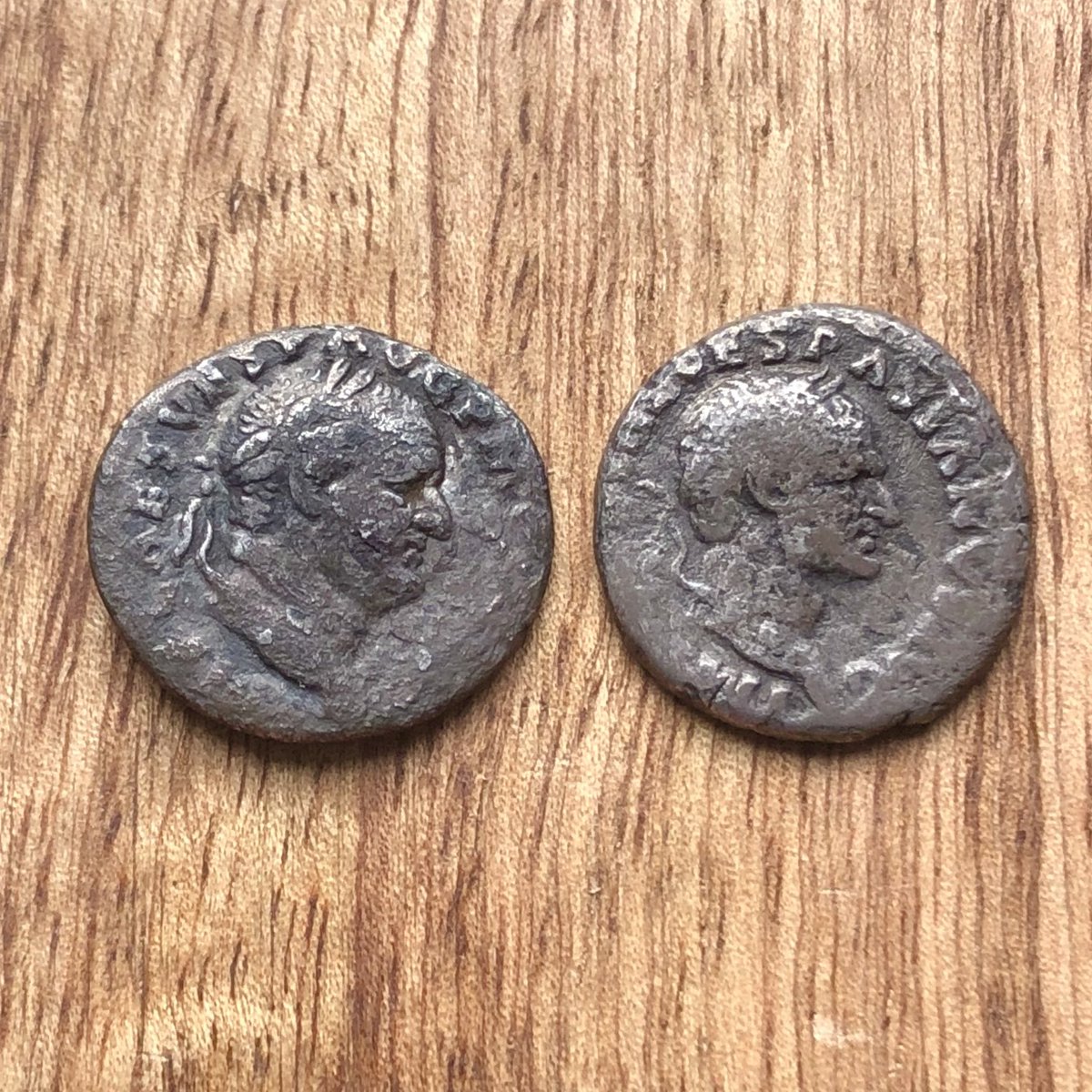 Same emperor? #metaldetecting #Romancoins 😎👍🍀