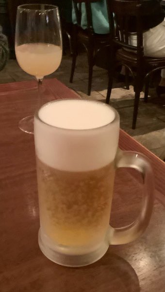 夕飯にイタリアンを食べてます 