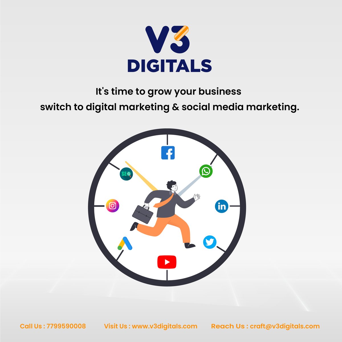 V3digitals's tweet photo. Turn your business into an online success with #V3digitals social media and digital marketing services that deliver results. grow your brand the right way.

Visit: https://t.co/AanTheohbu
Contact Us: +91-7799590008

#socialmediamarketing #DigitalMarketing #designthinking https://t.co/XAEkfCby07