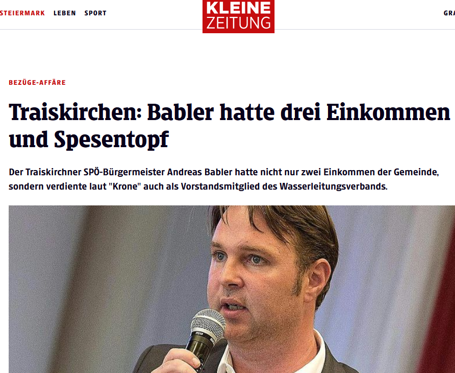 FHMaverick's tweet photo. Dieselben, die sich über die 68€-Gehaltserhöhung von der Kurz-Freundin so fürchterlich empört haben, feiern jetzt #Babler, der sich auf Kosten der Gemeinde Traiskirchen fürstlich bedient hat... 🤷‍♂️

#nöwahl23 https://t.co/ETbeyDK9XC