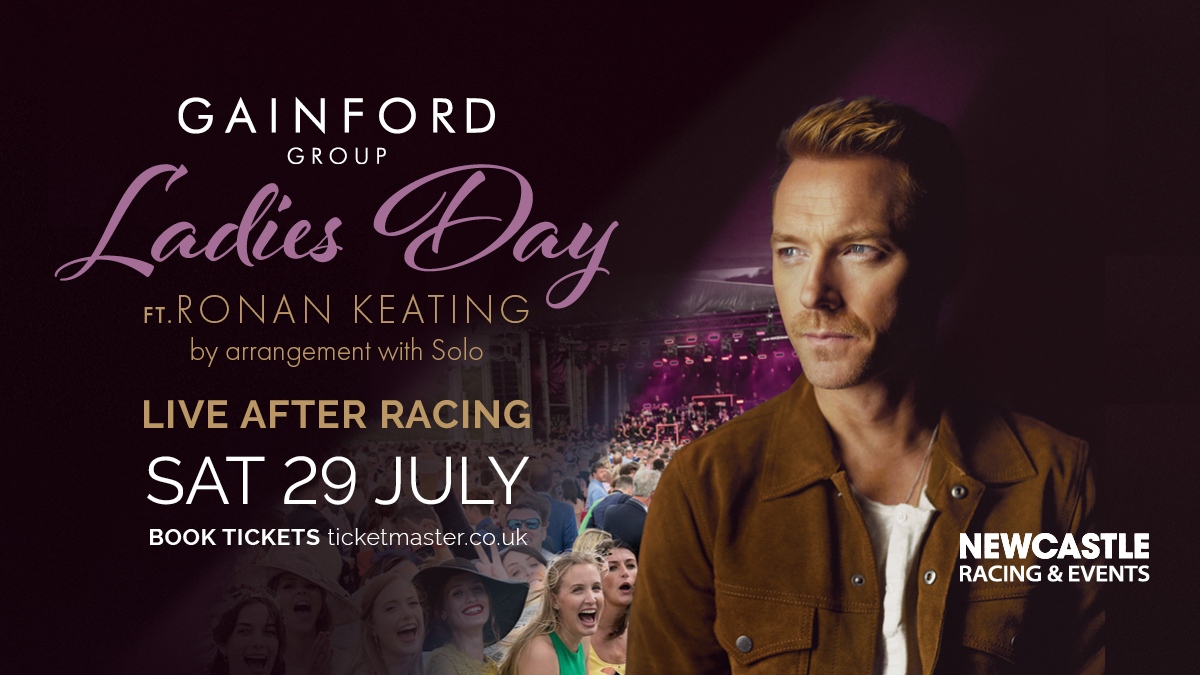 Liveafterracing's tweet photo. We're delighted to announce the INCREDIBLE @ronanofficial will be coming to @NewcastleRaces this summer! 🌞

O2 presale tickets - Wed 18th at 9am - https://t.co/PcCFVvWKkh

Early bird tickets - Friday 20th at 9am - https://t.co/HxvBR6SbP6

#liveafterracing #ronankeating #summer https://t.co/YXQSjJR7i5