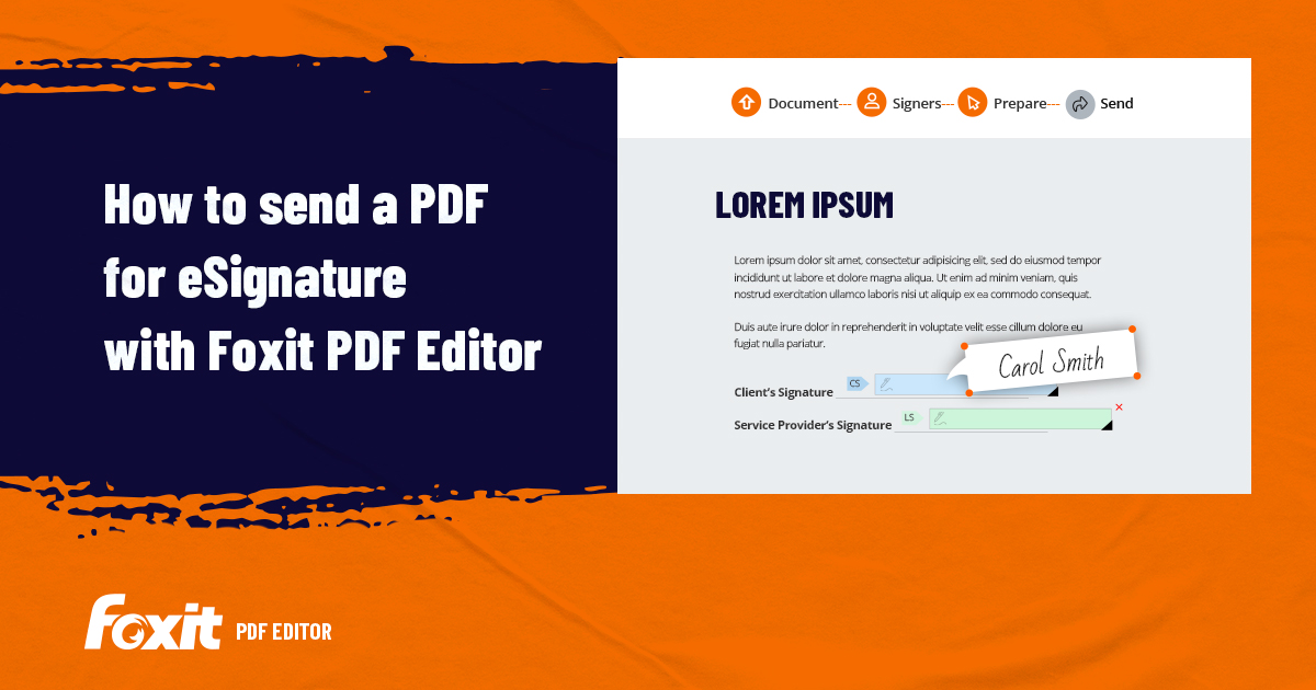 foxitsoftware's tweet image. Learn how to properly send PDFs for esignature with this quick tutorial #PDFTipsandTricks #Tutorial 
bit.ly/3H4QIi9 #SignPDF #ProtectPDF #eSigning #eSignature
