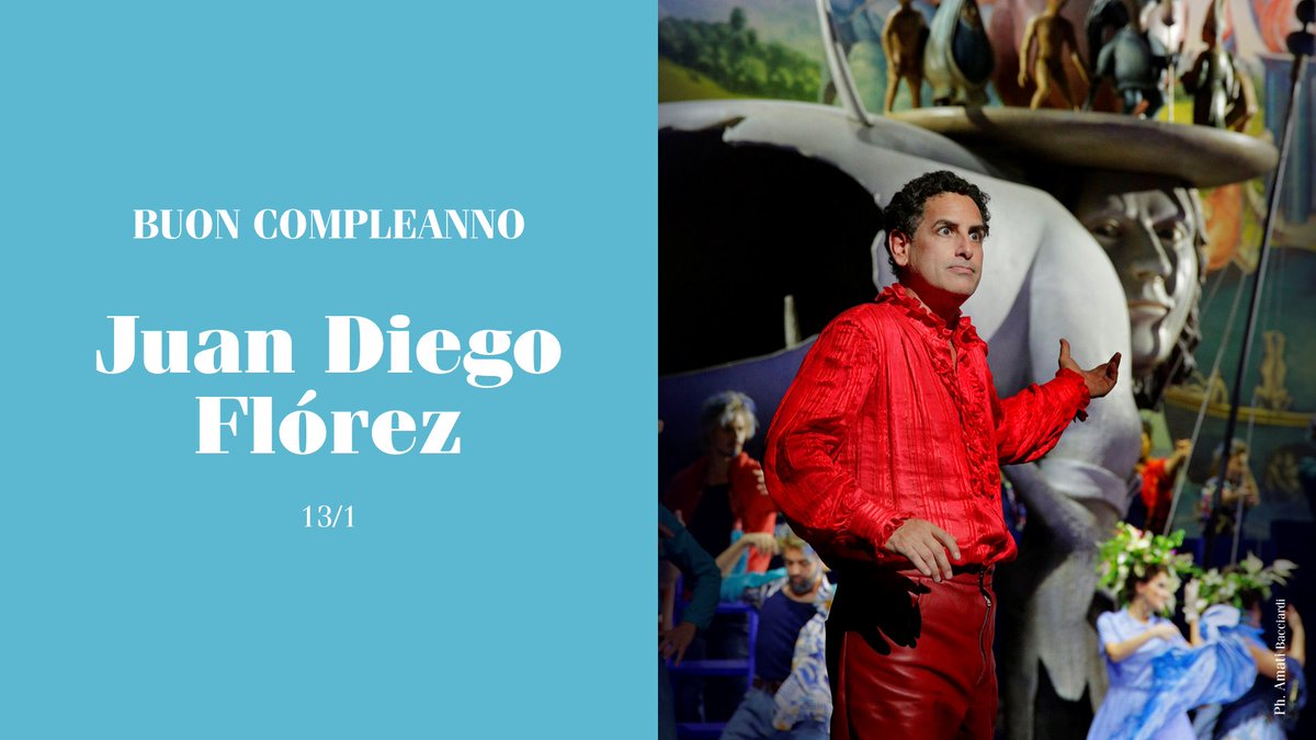 Rof_Pesaro's tweet photo. 🥳 Buon compleanno a @jdiego_florez! Il tenore peruviano ha dal 1996 un legame molto speciale con il #ROF. In questa foto lo vediamo nella parte del dissoluto protagonista de #LeComteOry, opera che ha inaugurato il #ROF2022.
#NatiOggi #BornToday https://t.co/nXE8bb1I50