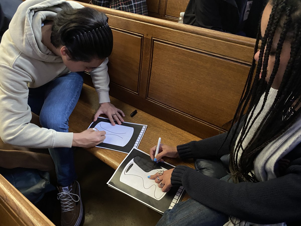 TrinityCroydon's tweet photo. A group of Lower Sixth Design &amp; Technology students recently travelled to the Emmanuel Centre in London for an interactive product design inspiration day. Read more here: https://t.co/JEjAHHbdh3 
#TrinityDT #TrinitySixthForm https://t.co/ZEw1nlahw0