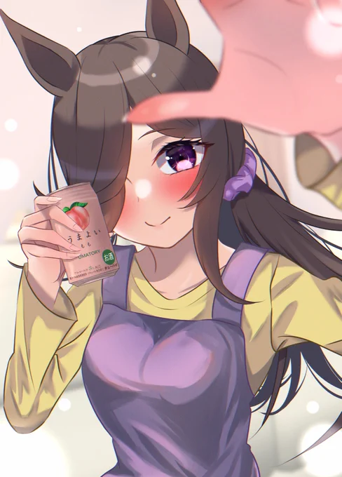 「旦那さま…今日もおつかれさま」#ウマ娘 #ライスシャワー 