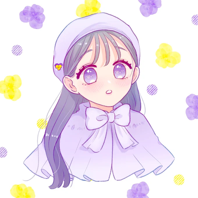 #絵を彩度100にすると超派手か、かわいいー!! 