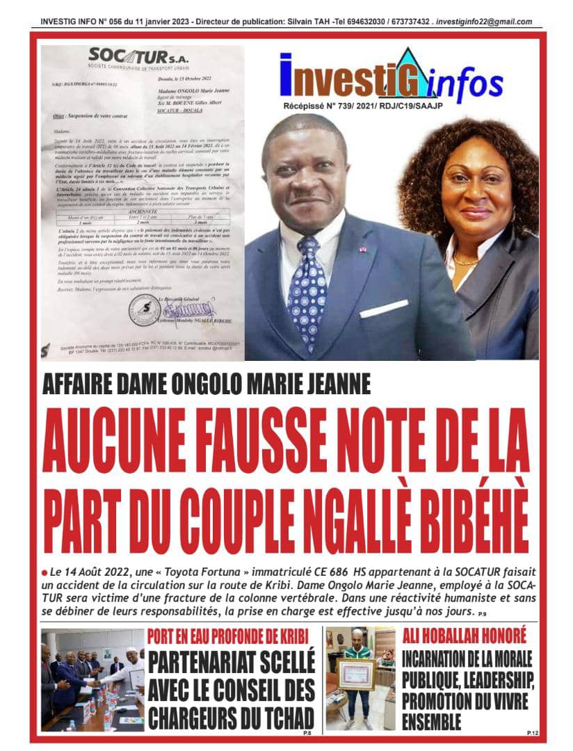 AngeloToueli's tweet photo. Week-end garanti pour une vingtaine de journalistes grâce à la #SOCATUR et surtout l'affaire #ONGOLO_Marie_Jeanne
L'opération #KILAV en cours pourtant des actions, en faveur de la prise en charge jusqu'à totale consolidation de la victime, sont suffisantes...
#SantéPourMaj https://t.co/0zApEFFSt8