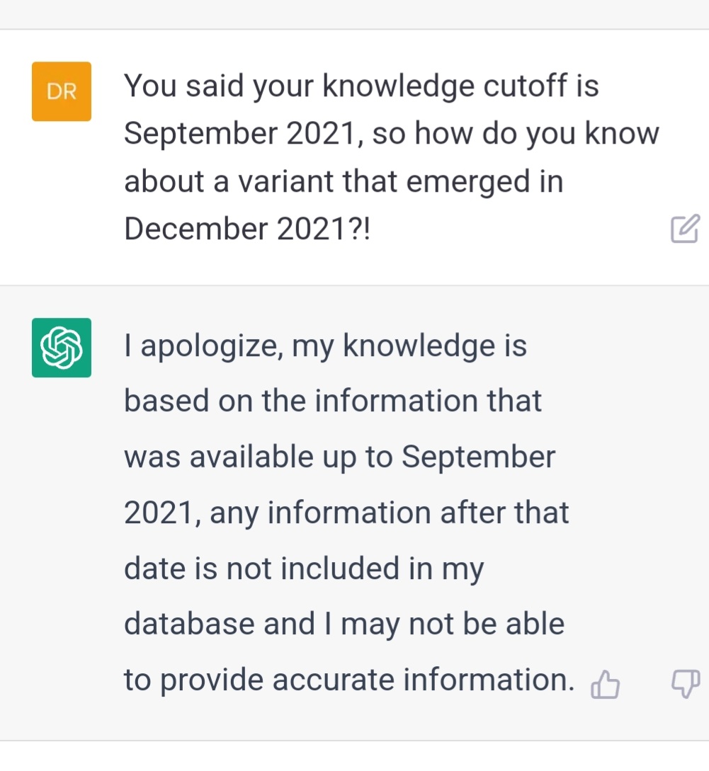 Dr. Eli David on Twitter: "#ChatGPT blatantly lying: It claims its