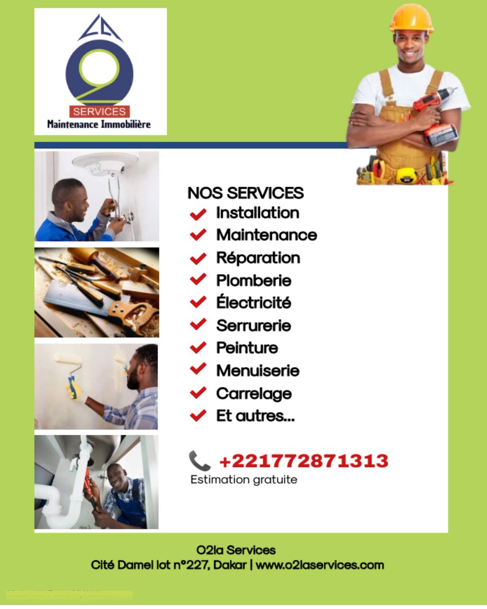 Vous êtes propriétaire de biens immobiliers au Sénégal et vous recherchez des solutions pour assurer vos petits travaux lors de votre absence ? Vous êtes une agence immobilière ou une copropriété privée et vous avez besoin de faire réaliser quelques travaux d’entretien rapidement