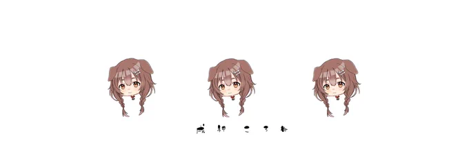 ホロライブ ヘッダーvol.6 ▻ RTで使用可です!#絵かゆ #できたてころね #絵フブキ #みおーん絵  #hololive 