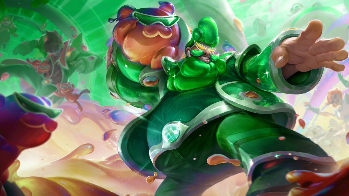 Giving away Space Groove Gragas &amp; Winterblessed Zilean for ANY SERVER! ✨ #LeaguePartner

Unlocking:
• Champion
• Skin
• Exclusive green chroma

To enter:
• Retweet
• Follow me
• Comment your preferred champion (Gragas / Zilean)
• (Optional: Tag a friend!)

Good luck! 💚