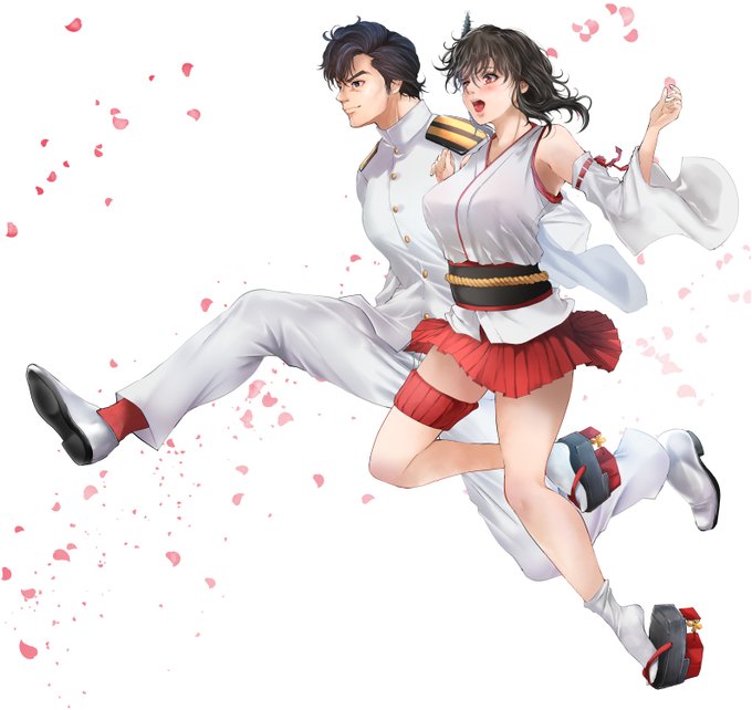 冴羽提督と山城(再掲)

 #サムネが横になったから横画面の絵貼ろう絵描きも見たらやる 