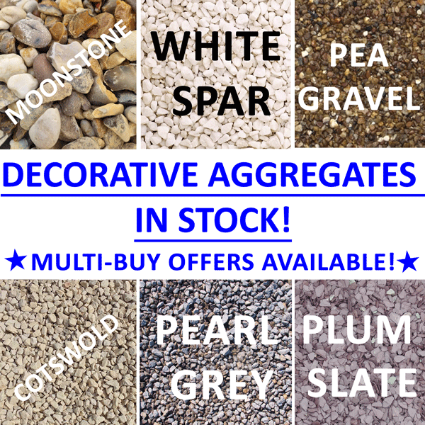 lemonfencing's tweet image. Decorative aggregates with single or multi-buy purchasing available! Ideal for any landscaping and garden needs such as driveways, garden borders and paths. Long lasting and low maintenance too! #Decorativeaggregates #Multibuy #Landscaping #Southend