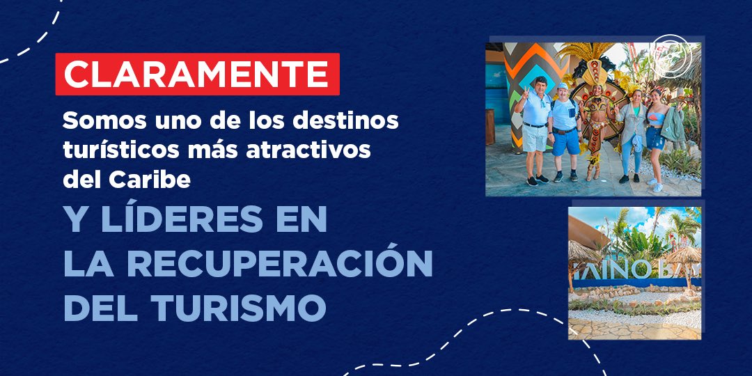 PresidenciaRD's tweet image. Estamos creciendo, seguimos avanzando y vamos a continuar levantando el turismo de nuestra República Dominicana. ✈️⛴️🏝️🗻