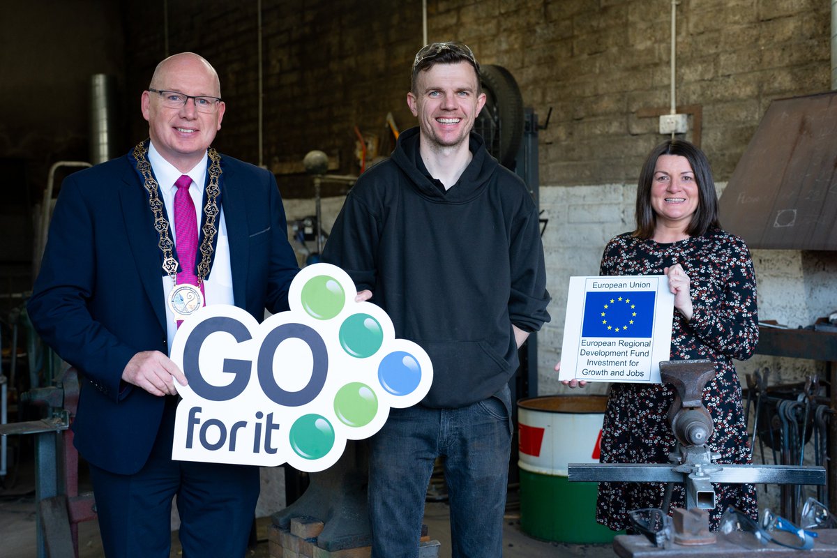 NMDBusiness's tweet photo. 🌟#Entrepreneur, Robert Galbraith set up Watershed Forge at Scotch Street #Downpatrick with help from our
@goforitnews
programme.
Read more about Robert’s story: https://t.co/UHcbpR2XPb
Watch his business start-up story
👉https://t.co/IQltgTlLa9
#GoForItNI #StartUp #Business https://t.co/4KrkmIPtsG