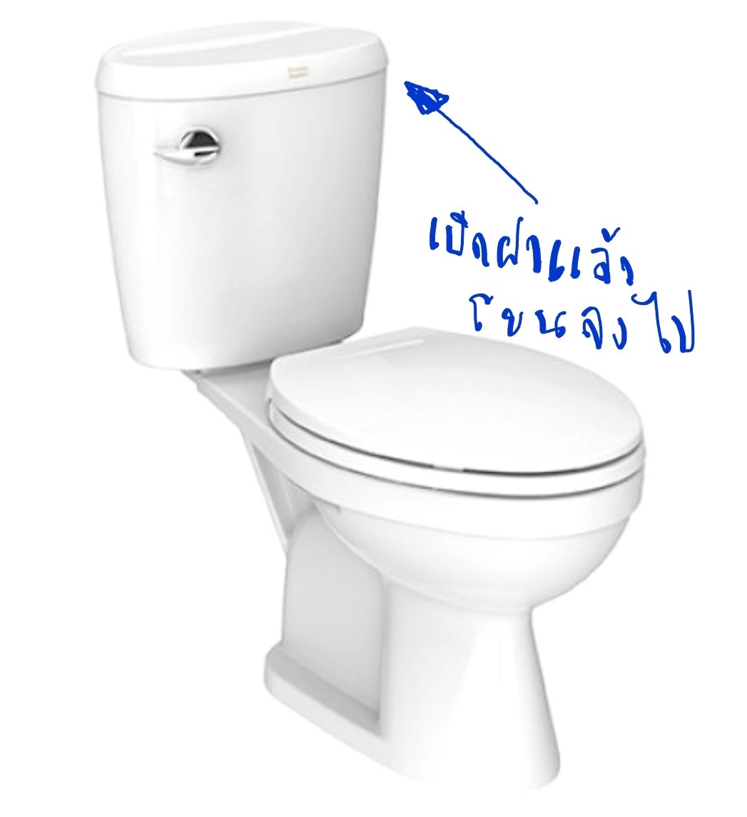 เอาสารส้มก้อนโยนลงไปในส่วนเก็บน้ำของชักโครก แล้วชักโครกจะแทบไม่มีคราบเหลือง ขึ้นรา อะไรอีกเลย ดีกว่าอิก้อนฟ้าๆ ล้านเท่า