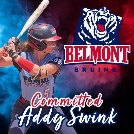 AddySwink5's tweet photo. Go Bruins 🐻❤️💙!! @MustangsRay @TampaMustangs @LauraMatthews12 @k_haynes9 @PleseShannon @BelmontSoftball @GoBelmontBruins @VarsityPlant @Lizcano_10 https://t.co/dErH6R8VsR