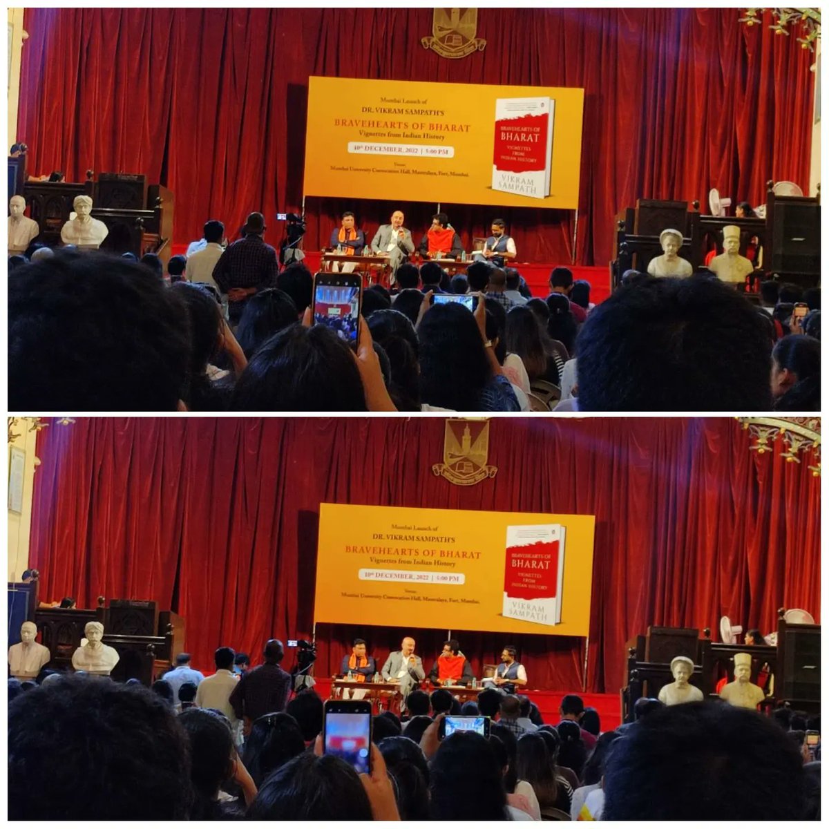 nss_llrc's tweet photo. Our NSS UNIT Of Lala Lajpatrai College of Commerce &amp; Economics Participated in the Book Launch BHAVEHEARTS OF BHARAT Vignettes from India History By Dr. Vikram Sampath at Mumbai University Convocation Hall Dated on 10th December, 2022
@_NSSIndia @nss_uom https://t.co/HzhkbDPJ8D