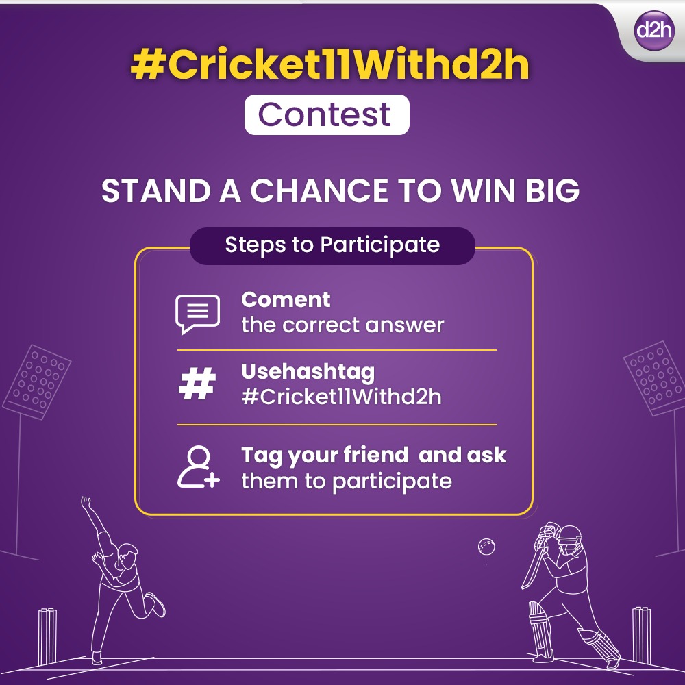 d2h on Twitter "Hey cricket fans, are you ready to test your knowledge