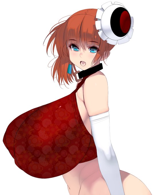 横からおっぱい 