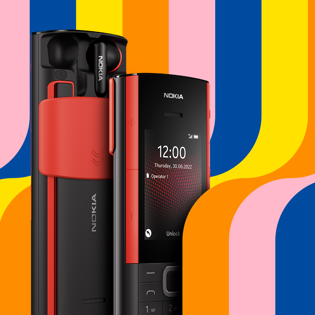 HMDdevices's tweet photo. ๐บ๐บ๐บ
Your music, your rules โ #Nokia5710XA, with inbuilt wireless earbuds.
#ClassicsCalling https://t.co/pRp8oGiQXk