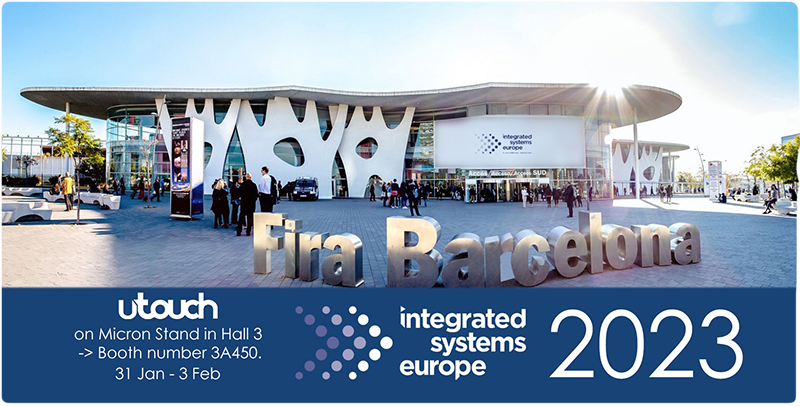 UTouch's tweet photo. Hola! #ISE2023 Barcelona, here we come!

31 Jan - 3 Feb. #firabarcelona
This year we have a great opportunity to present our interactive touch products on Micron Stand in Hall 3 -> Booth number 3A450.
https://t.co/gKFeuY9FjP
+44 (0) 118 940 1854☎️
sales.enquiries@u-touch.co.uk https://t.co/JqgMCEYrig