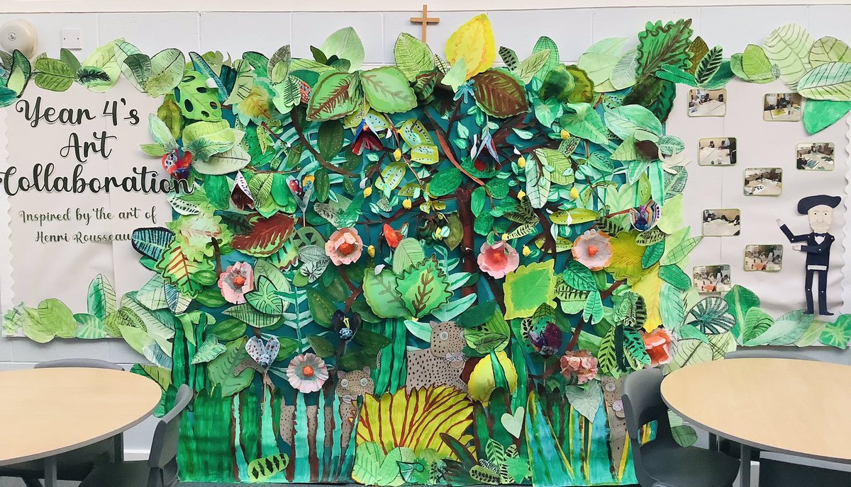 Fabulous art work from Year 4. Well done 👏 and thank you to Mrs Lillywhite too. 🌟