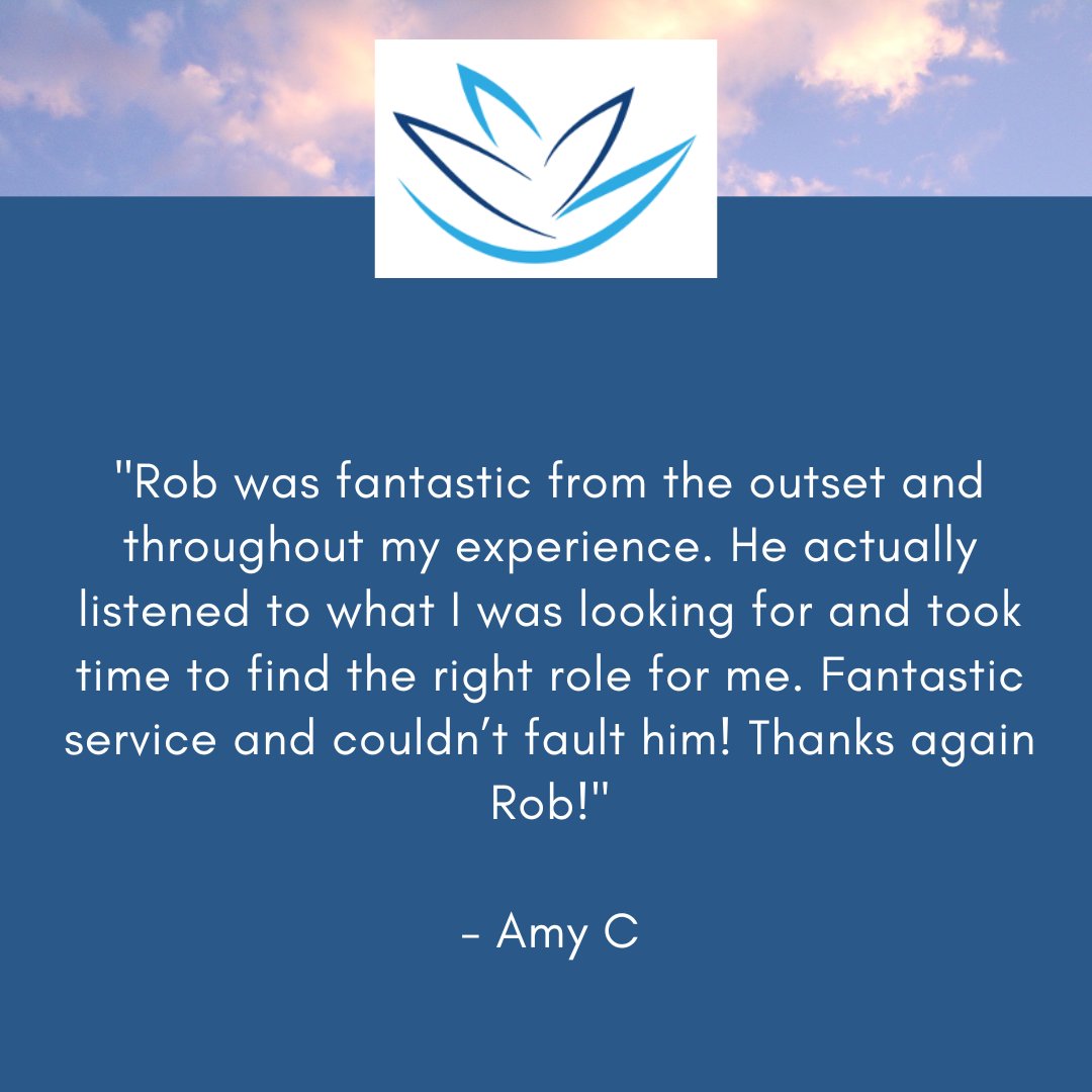 A lovely way to end the week sharing a review we received from a candidate we assisted. 🥂

Get in touch to see how we can help you.

📞01743612013
💻mail@blueorchidrecruitment.co.uk

#fridayfeedback #feedbackfriday #review #testimonial #candidateexperience  #careersupport