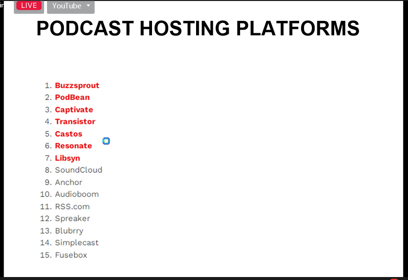 Check out some podcast hosting platforms shared by @tumwineedward & start your journey to creating a successful podcast. @JocomMakerere @EKNabumati @ATumuheire @MissMuhindo
