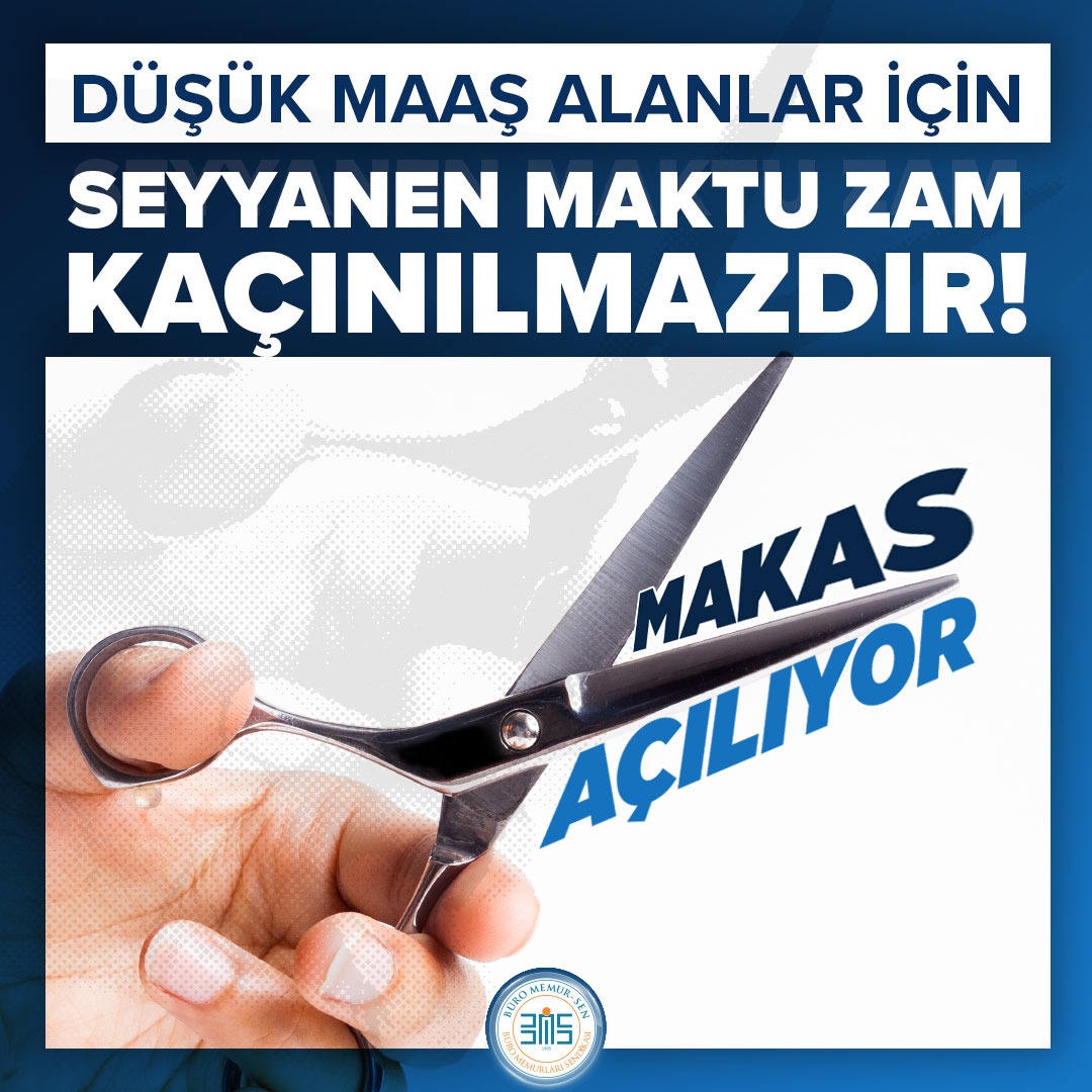 1⃣  2022'de memur maaşlarına toplam %72 oranında zam yapıldı.

Elektriğin %101, Doğalgazın %166, Motorin %108 ve diğer kalemlerin yüzde 200’ler oranında arttığı bir dönemde memura yapılan yüzde 30’luk zam yetersizdir.

DÜŞÜK MAAŞ ALANLAR İÇİN SEYYANEN MAKTU ZAM KAÇINILMAZDIR! ⤵️