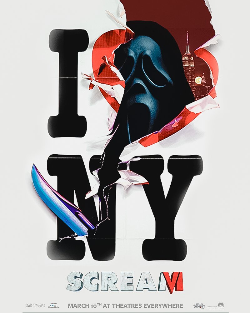 hello_sidney's tweet photo. 🔪 Happy Friday the 13th! 🚇

😱 https://t.co/TObpp7lIVl 🩸 #scream #scream6 #screamVI #fridaythe13th #jasonvorhees #ghostface https://t.co/R0QtOAvsvH