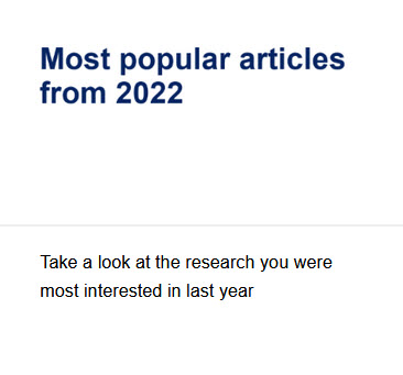 henloeditorfren's tweet image. beilstein-journals.org/bjoc/news/AHJ6…

Time to recap the 10 most popular articles published in #BJOC in 2022 – all of which reflect the dedication of the authors, referees, and editors involved.

Diamond #OpenAccess with just one click! 💎