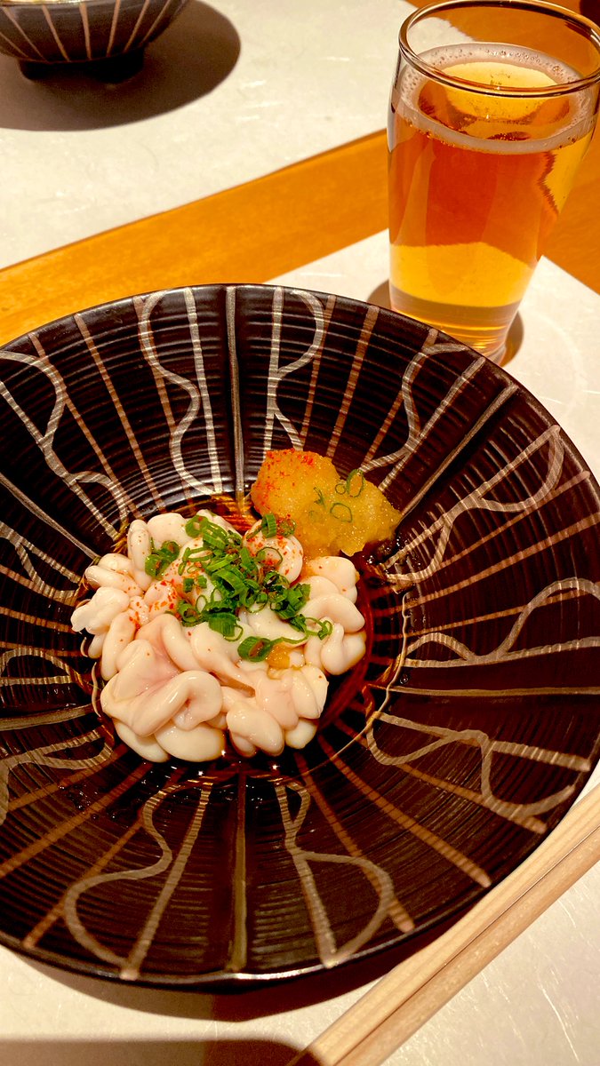 白子が蕩けます～🫠
私も飲んでグタグタです～(笑)

みなさん、華金に乾杯っ🍺*(ˊᗜˋ*)و

#晩酌  #華金