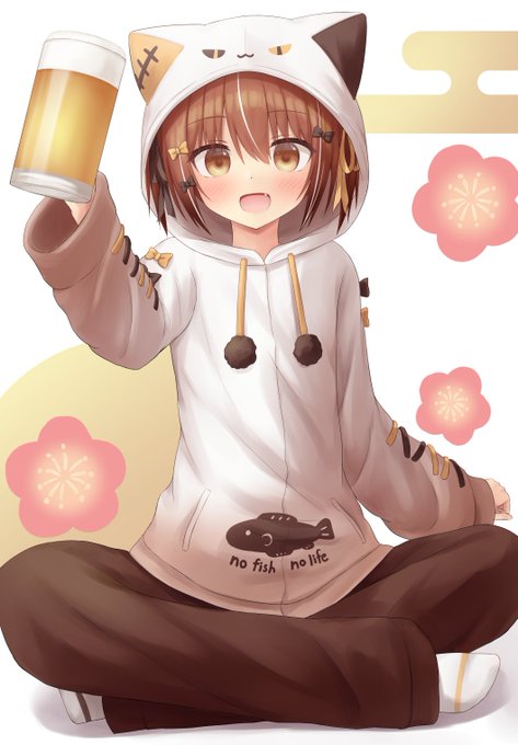 ちょっと遅刻のあけおめ絵 