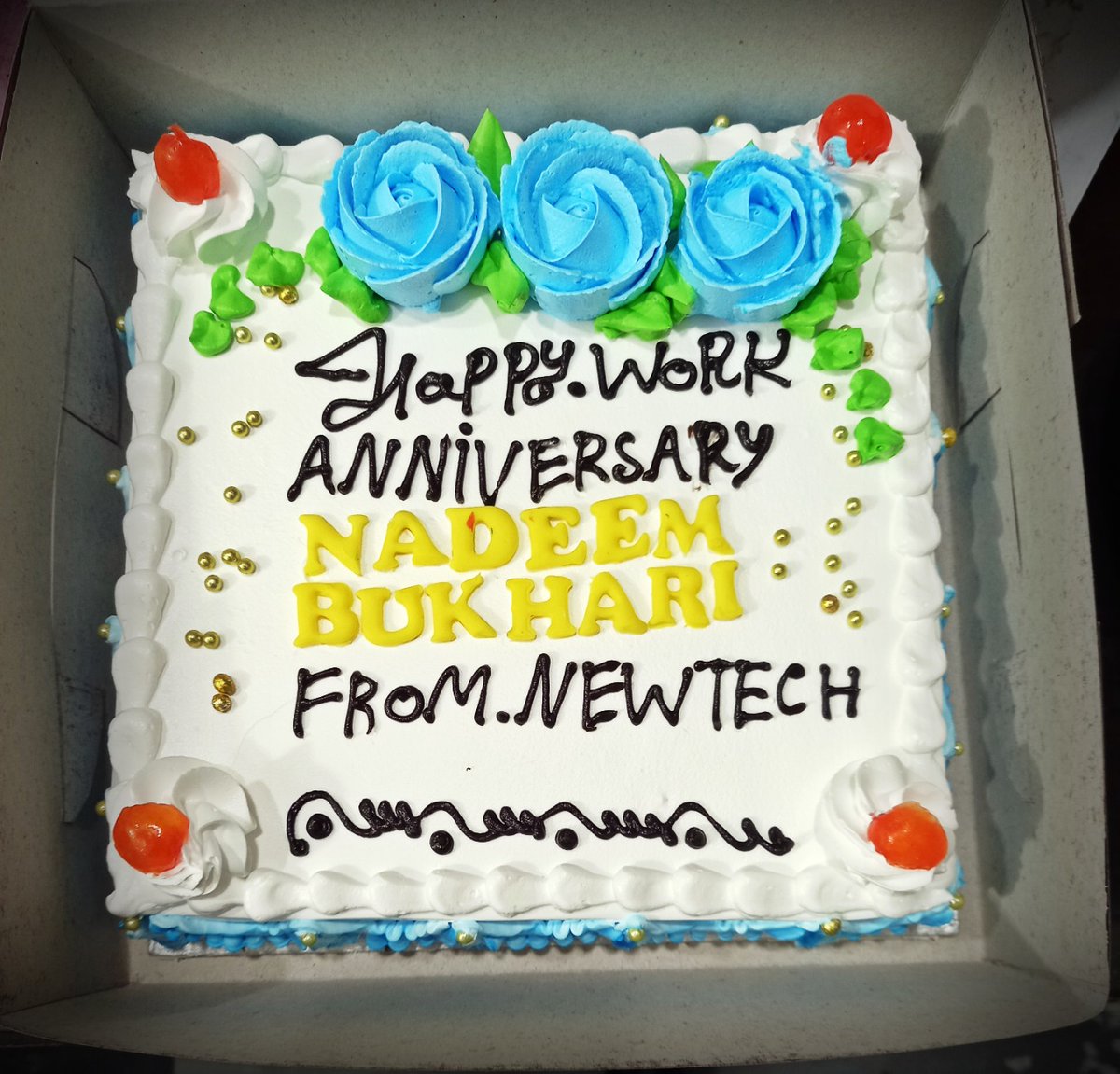 newtech_pipes's tweet photo. Today, we celebrate the first anniversary of Mr. Nadeem Bukhari as the Account Manager at Newtech Pipes. 
Thank you for your contributions and commitment to Newtech Pipes. Happy work anniversary, Mr. Nadeem Bukhari!

#NEWTECHPipes https://t.co/RQp0dnhdsx