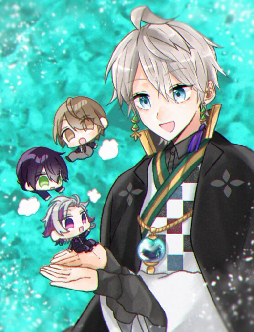 ろふまおちっちゃくした甲斐田晴病み上がりは体力がない…#ろふあーと #描いた晴 